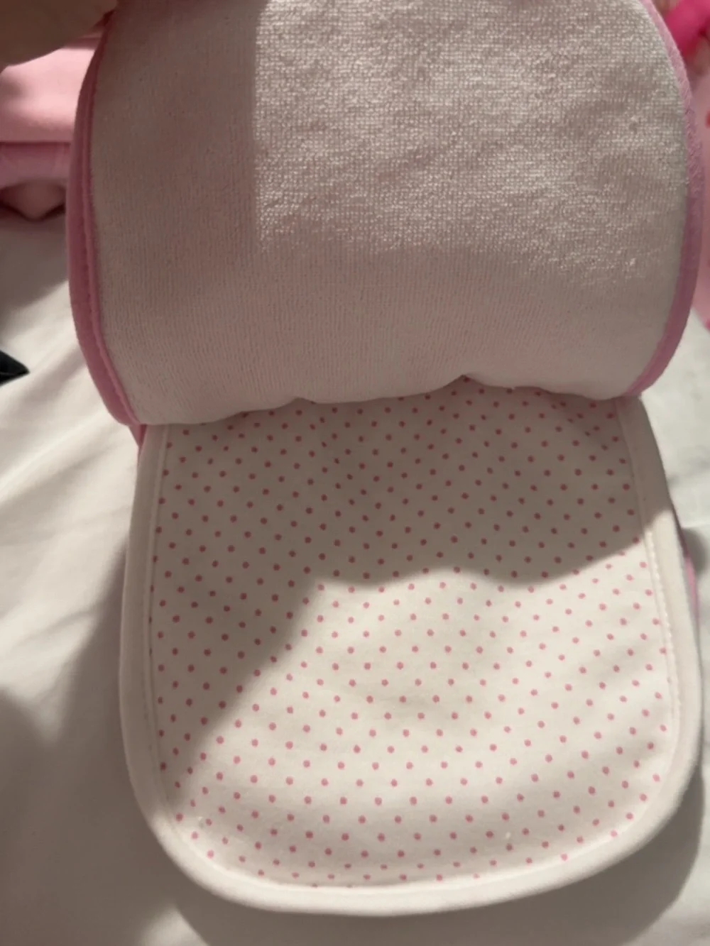 Duck Duck Goose Pink Ballet Burp Cloths - 3 Pack